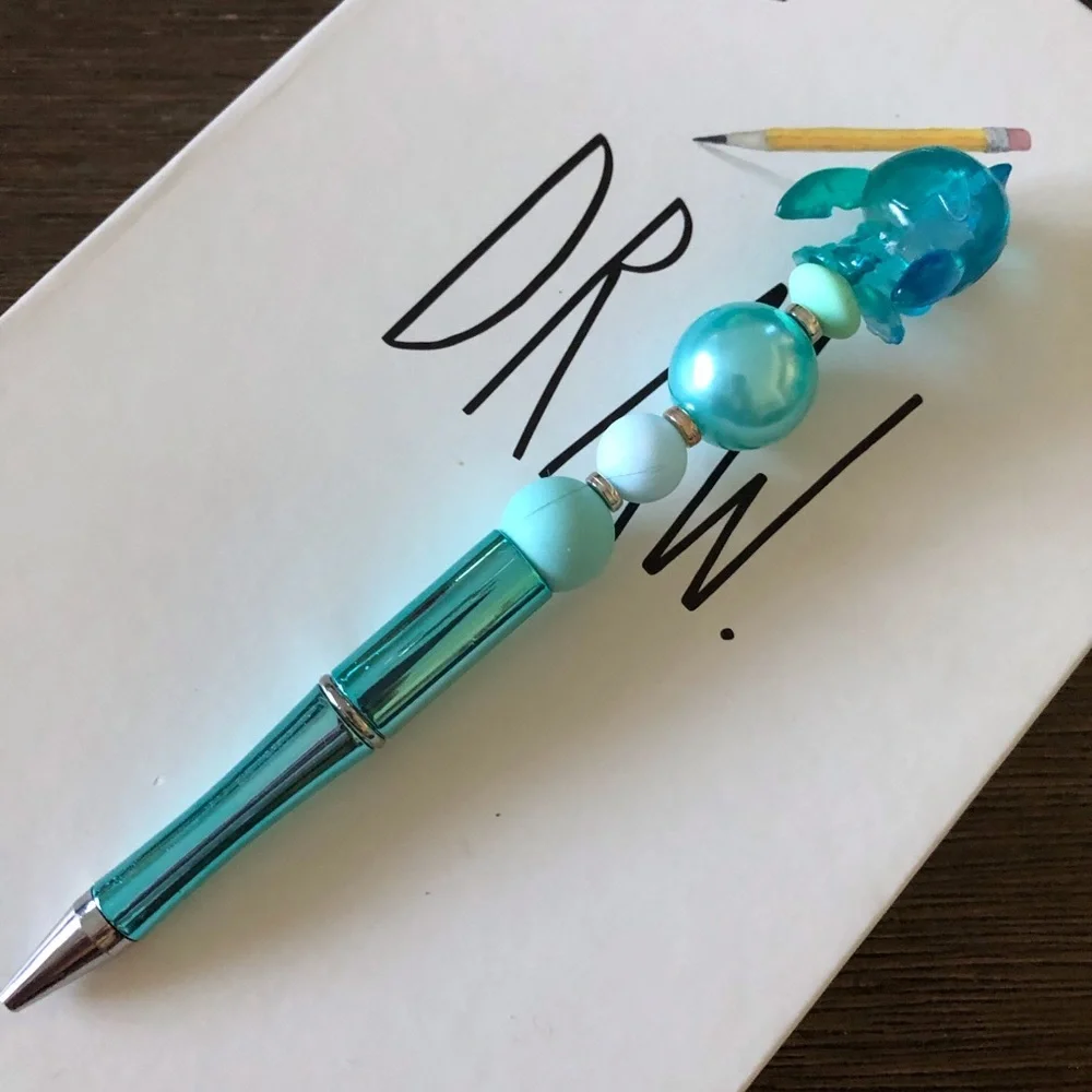 Disney Doorables: lilo & Stitch: Stitch handmade beaded pen